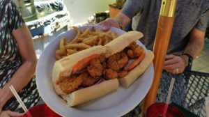 Oceana Grill Shrimp Po Boy